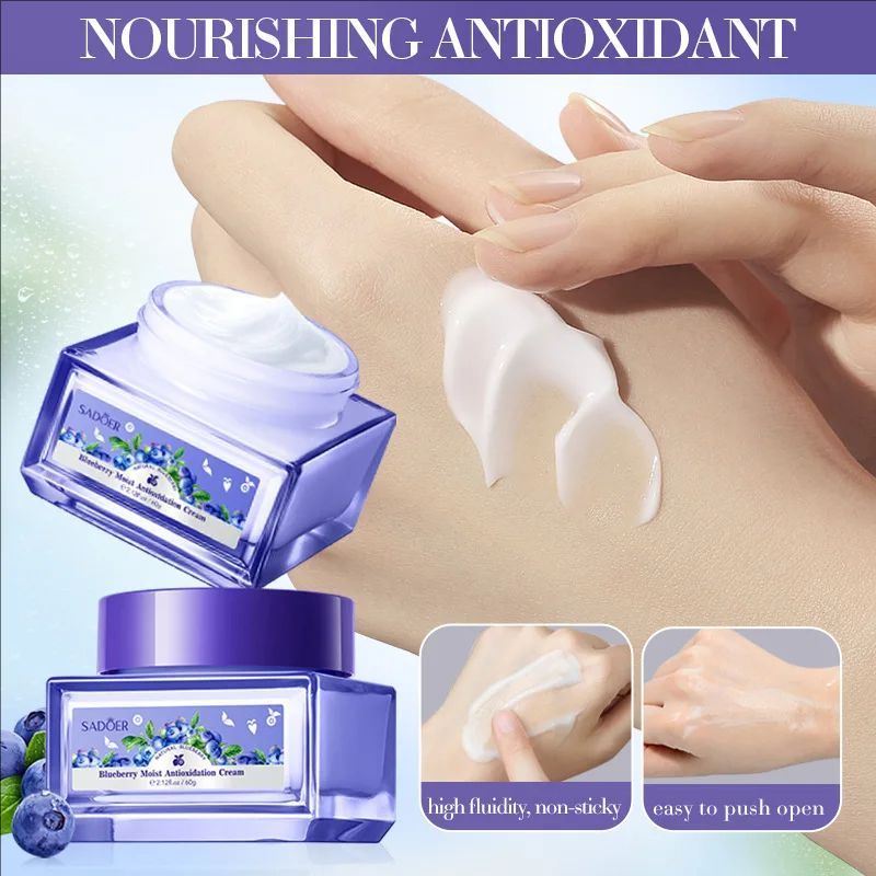 Blueberry Hyaluronic Acid Skin Brightening Cream Skincare Moisturizing Nourishing Facial Creams Beauty Skin Care Product