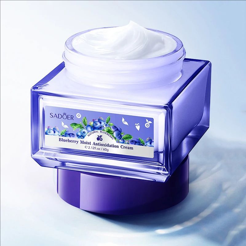 Blueberry Hyaluronic Acid Skin Brightening Cream Skincare Moisturizing Nourishing Facial Creams Beauty Skin Care Product