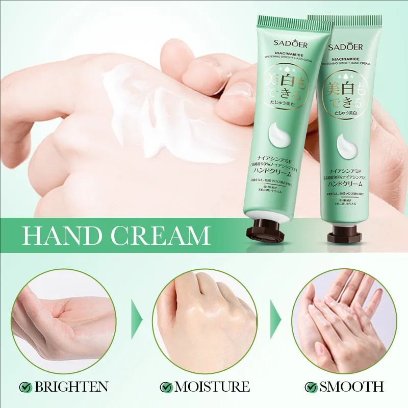 Nicotinamide Hand Cream Anti-Drying Crack Moisturizing Brightening Repairing Hand Creams For Hands Skin Care