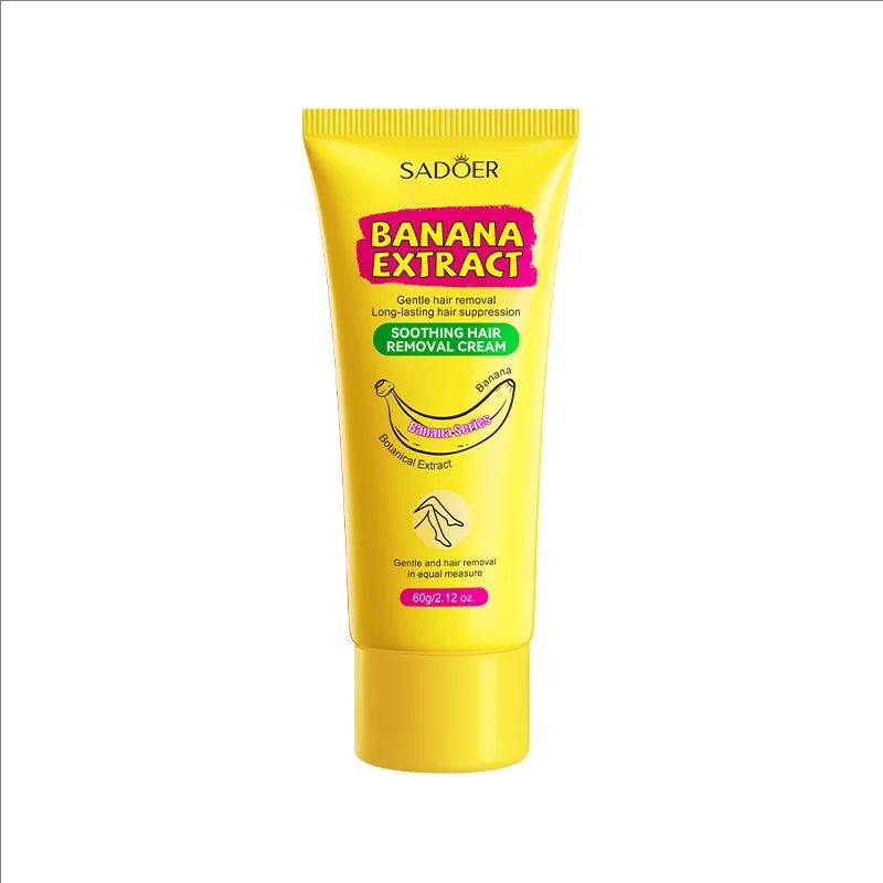 Banana Hair Removal Cream Non Irritating Quick Whole Body Axillary Armpit Arm Leg Privates Hair Remover Remove Creams