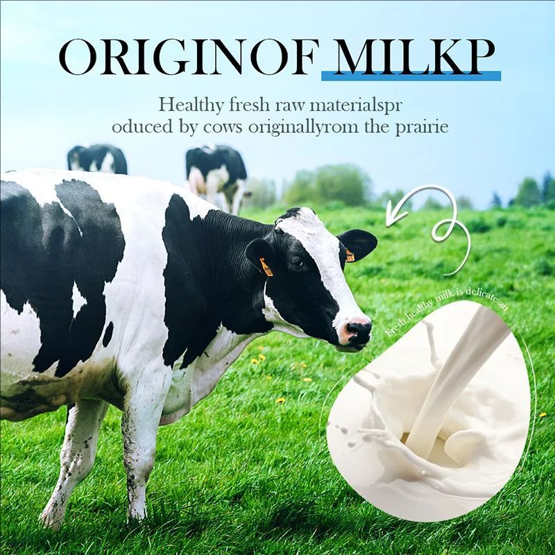 Milk Facial Cleanser Nourishing Moisturizing Skin Brightening Face Wash Foam Face Cleanser Facial Skin Care for Beauty