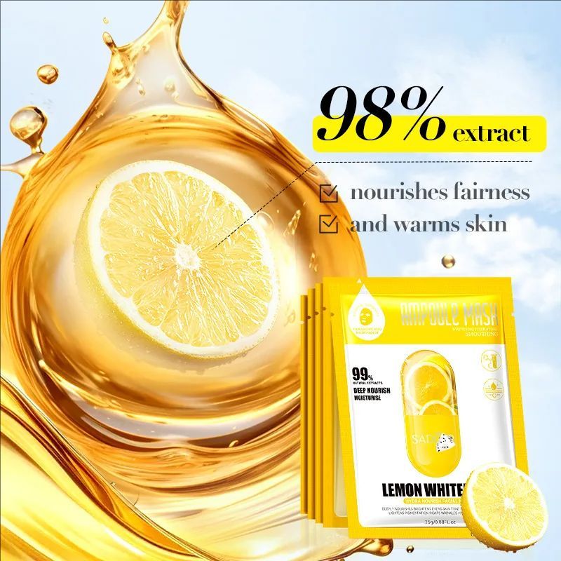 Fruits Vitamin C Face Mask Moisturizing Nourishing Brightening Friming Hydrating Facial Masks Skin Care Products