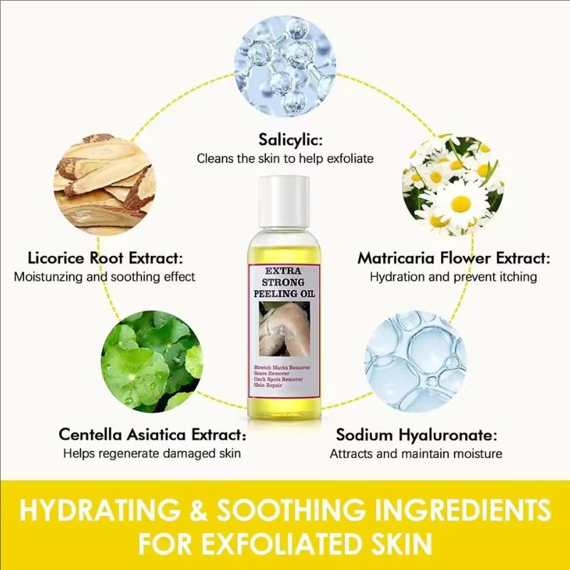 Exfoliating Peeling Oil Legs Elbow Joint Hand Dark Skin Bleaching Beautiful Delicate SkinMoisturizer Whitening Spots Oil