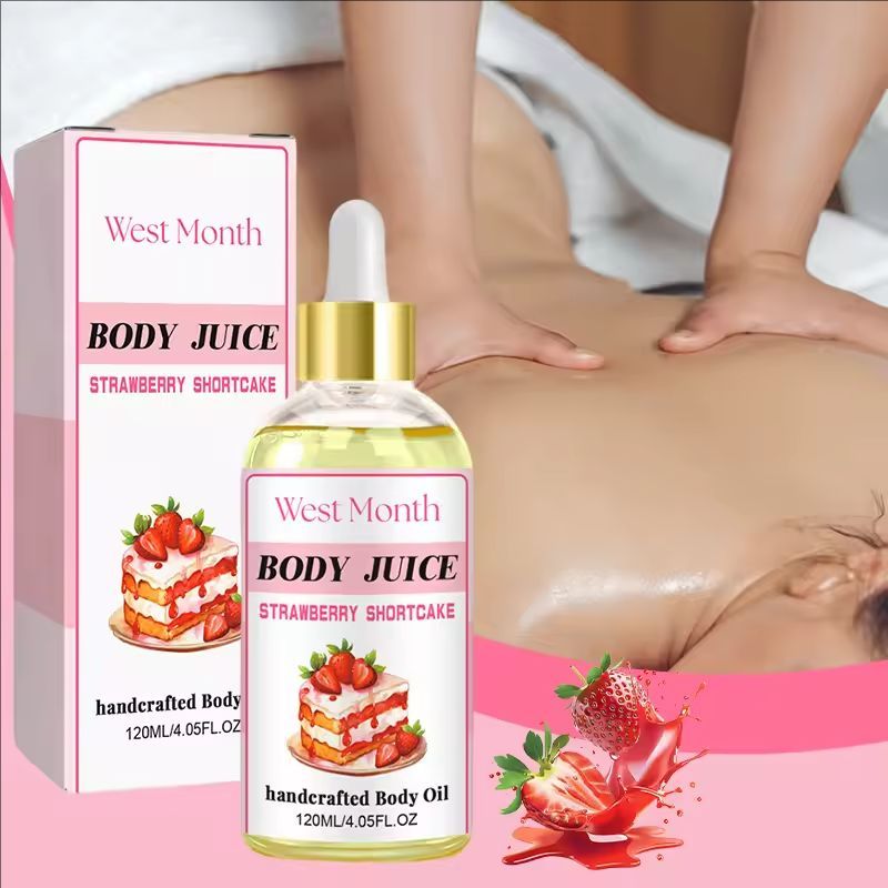 Handcraftd Body Massage Oil Dry Skin Nourishing Moisturizing Body Skin Firming Massage Natural Essential Oils 120ml