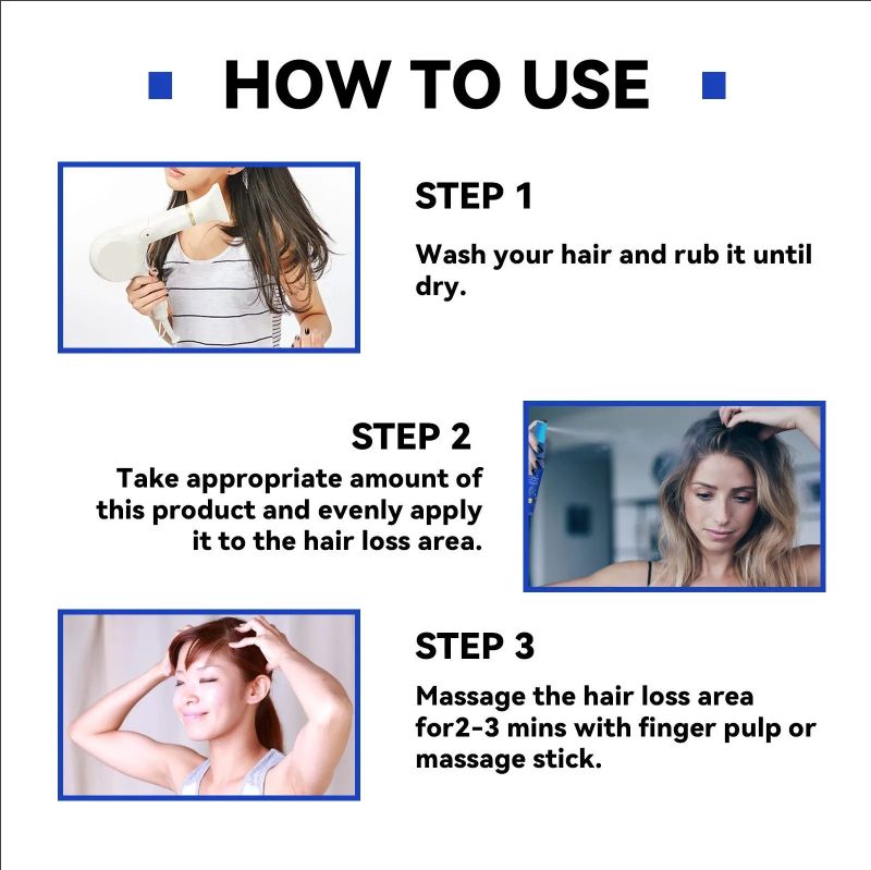 30ml natural Extract Hair Growth Spray Hair Loss Hair Nourishing hair follicles to accelerate hair growth spray