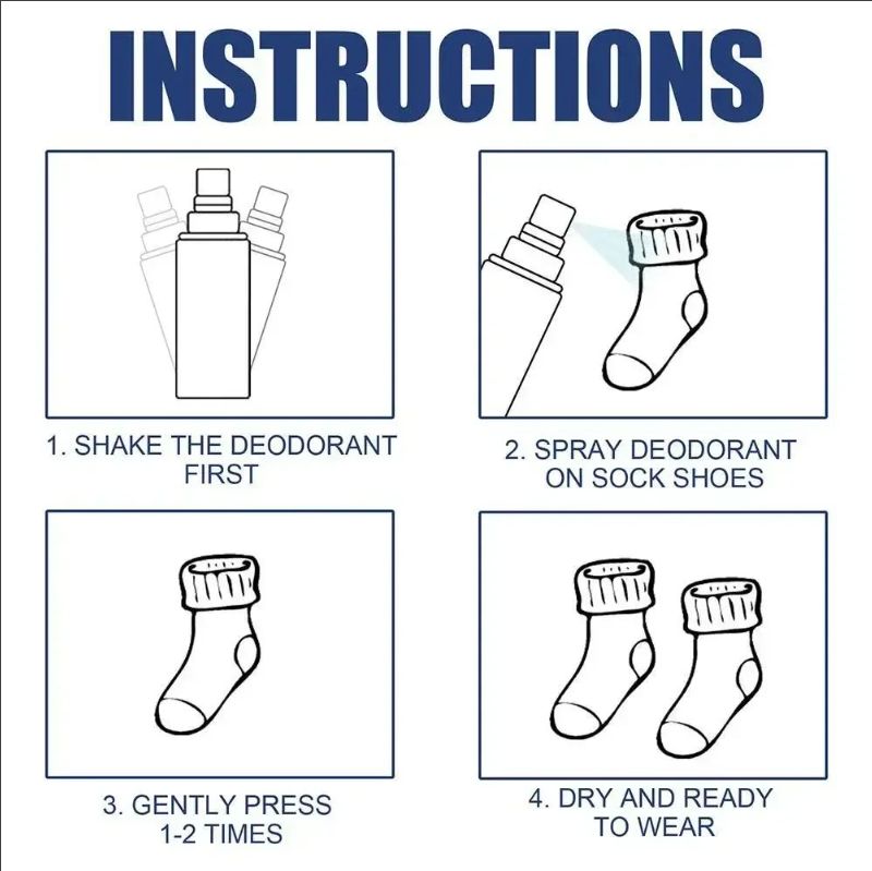 Anti-fungal Foot Spray Shoe Sterilization Deodorant Spray Shoe Odor Nemesis Odor Removal Artifact Herbal Perfume Foot Odor 30ml