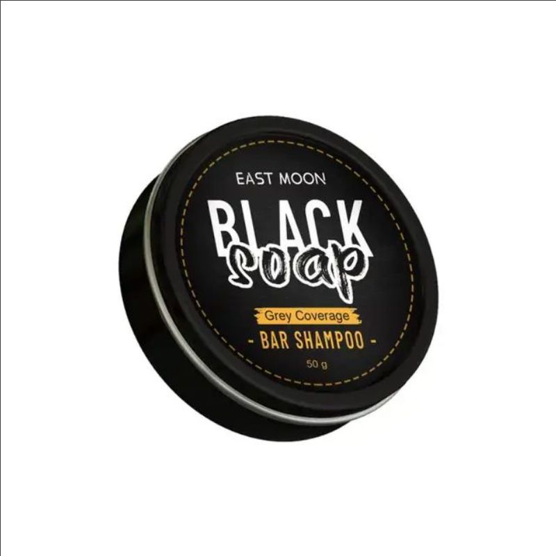 Men's Black Hair Soap Hair Darkening Soap Shampoo Bar Fast Effective Repair Gray White Color Dye Hair Body Natural Organic