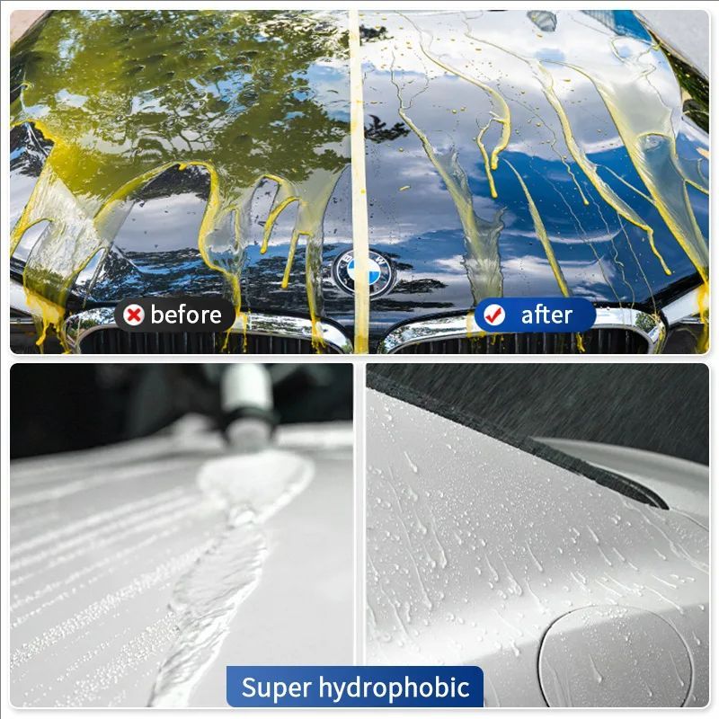 Car Ceramic Coating Wax Liquid Glass Auto Body Polish Paint Hydrophobic Shine Long Lasting Protection Car Product