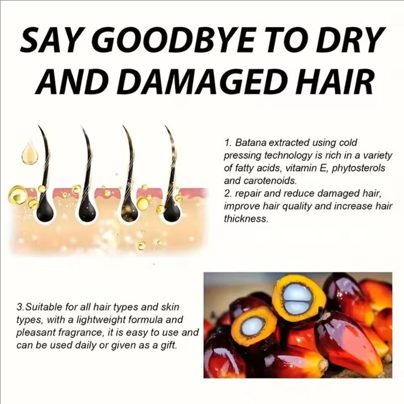 For Hair Growth Oil,Hair Growth Oil,Hair Oil,Stimulates Hair Growth, Batana Moisturizes And Repairs Dryness