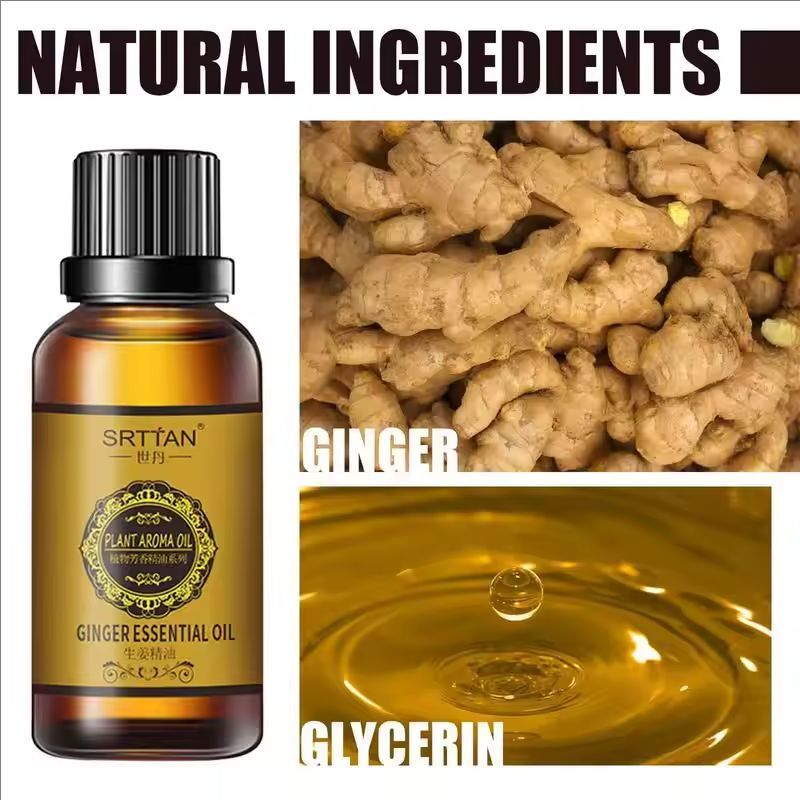 Ginger Oil Essential Organic Ginger Plant Oil For Soap 100 Pure Steam Distilled Therapeutic Graded Plant Therapy Essential Oils