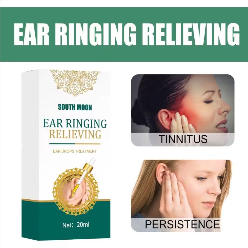 Ear Drops for Tinnitus Ear Ringing Relieving Deafness Ears Swelling Discharge Otitis Media Fluid Health Care 20ml