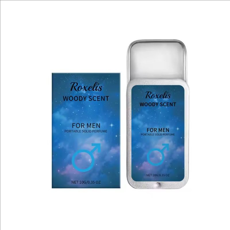 Sandalwood Solid Perfume Long Lasting Scent Dating Women Fragrances Deodorant Keep Fresh Portable Men Body Pheromone Solid Balm