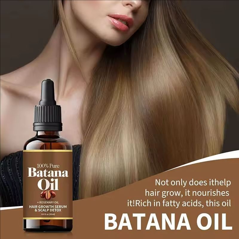 Hair Essential Oil Batana Rosemary Mint Scalp Hair Strengthening Oil Biotin Essential Oil Nourish Treatment Promote Hair Growth