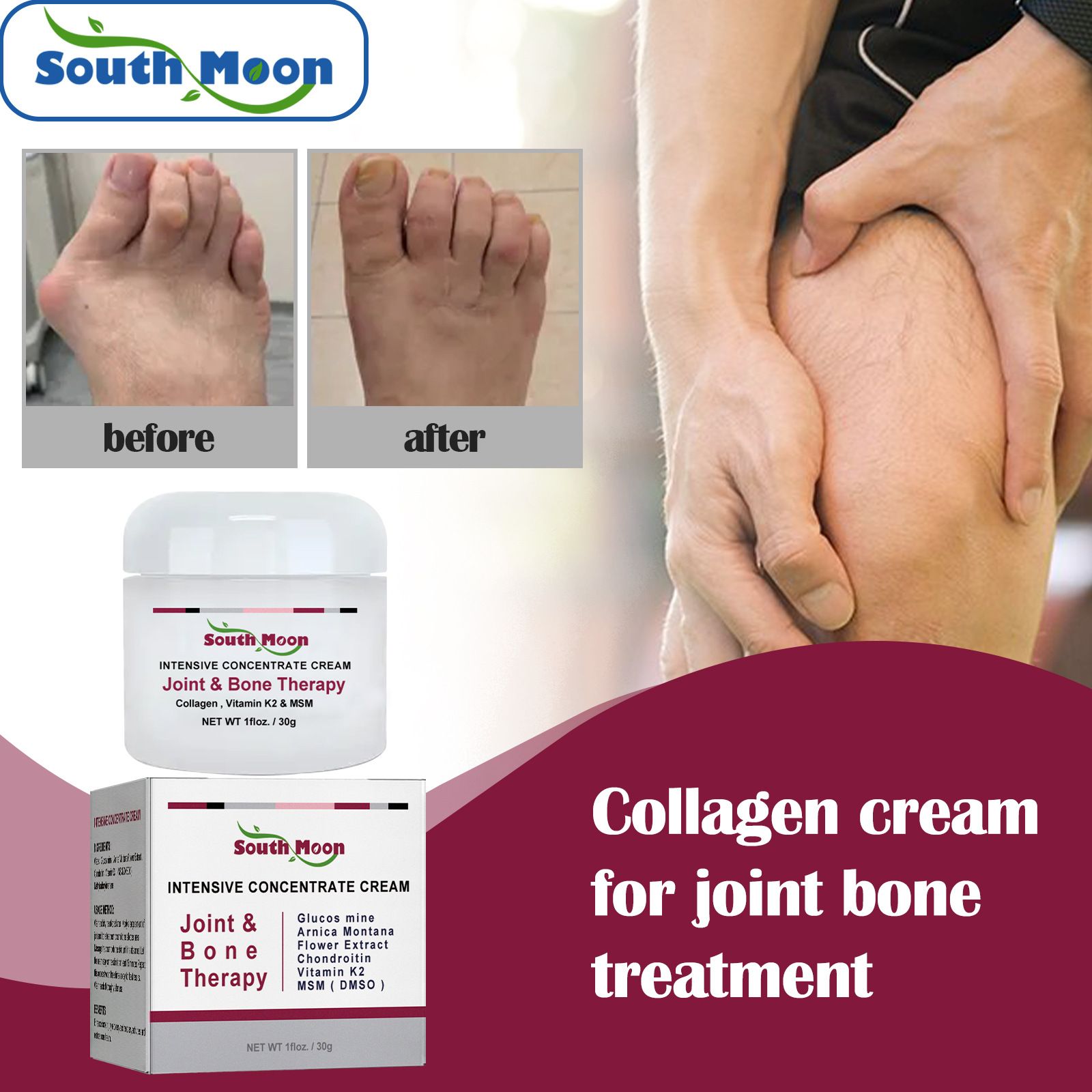 Soothing Joint Bone Soreness, Deformation Correction and Repair, Joint Bone Collagen Cream