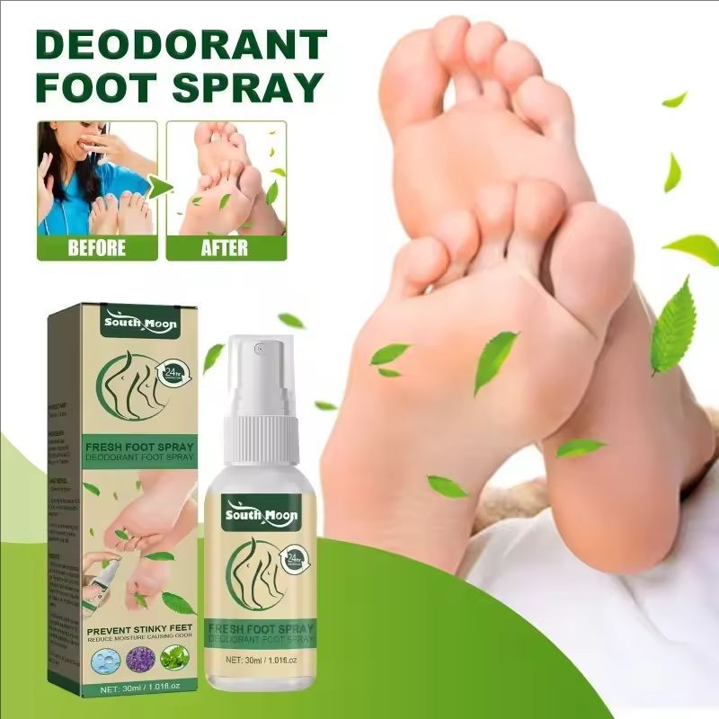 Athletes Foot spray Beriberi Cream Deodorant remove Odor Dry Crack peeling Anti itch sweat feet moisturizing skin fragrance Care