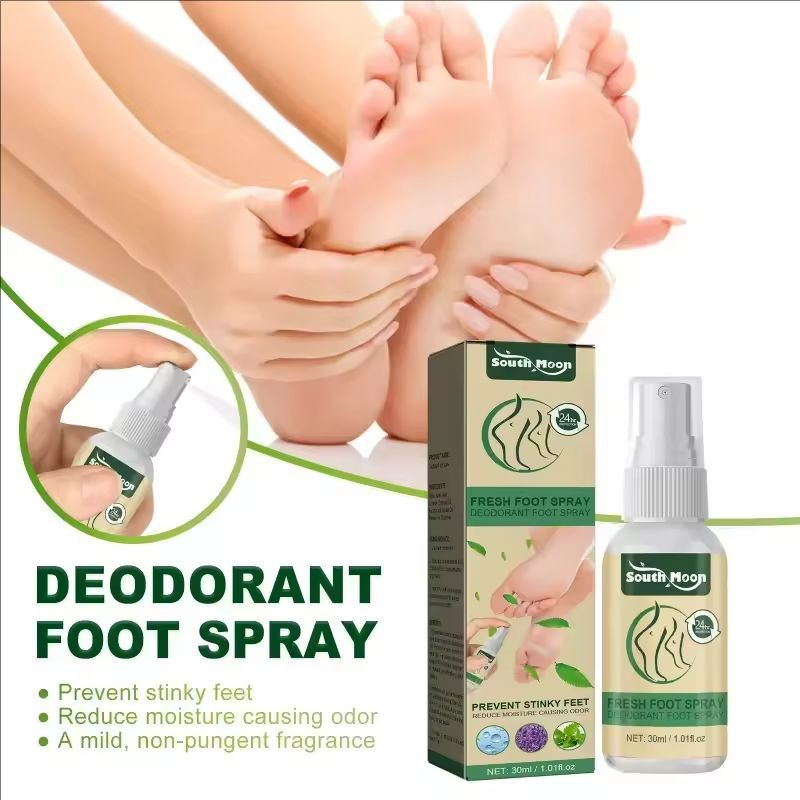Athletes Foot spray Beriberi Cream Deodorant remove Odor Dry Crack peeling Anti itch sweat feet moisturizing skin fragrance Care