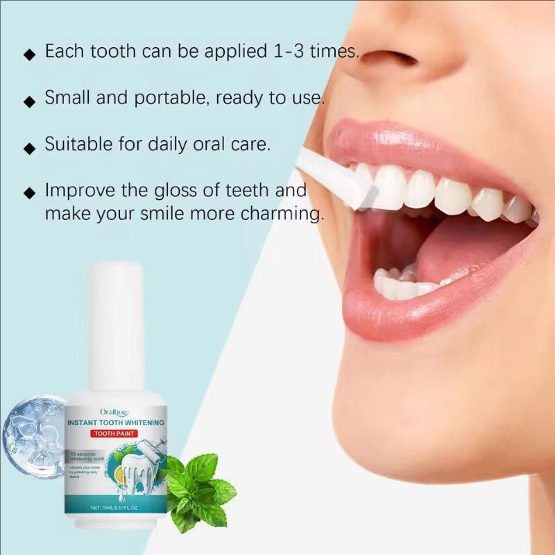 Teeth Whitening Paint Remove Tooth Stains Tartar Prevent Pigmentation Bleach Cleaning Odor Fresh Breath Oral Hygiene Care Tools