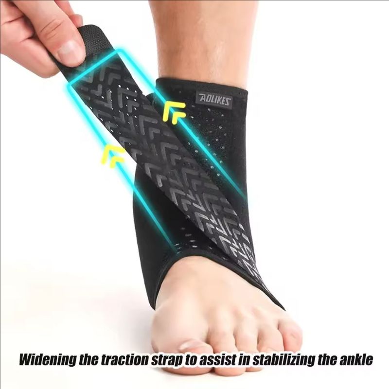 1PC Ankle Brace Support For Women Men Basketball Soccer, Adjustable Athletics Achillies Tendon Ankle Compression Sleeve Wrap