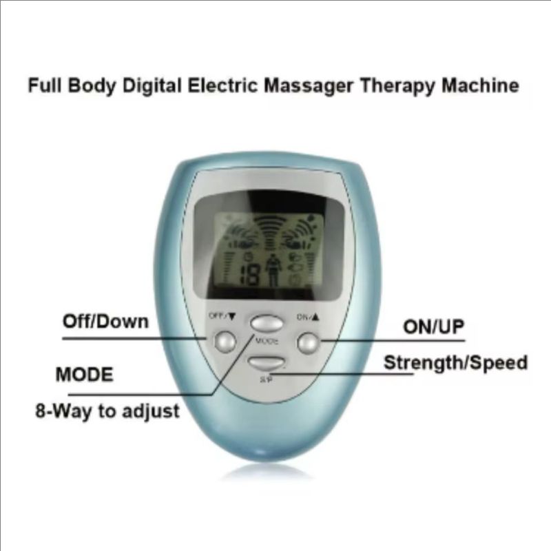 Micro Current Body Electric Massager 8 Modes Multi-Function Electric Massager With LED Display Meridian Massager For Full Body