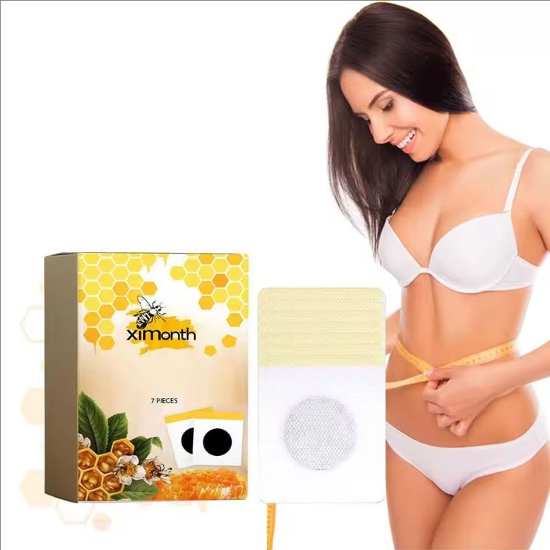 7Pieces Bee Slimming Patch Belly Slimming Patch Lose Weight Detox Abdominal Navel Sticker Fast Burning Fat Improve Stomach