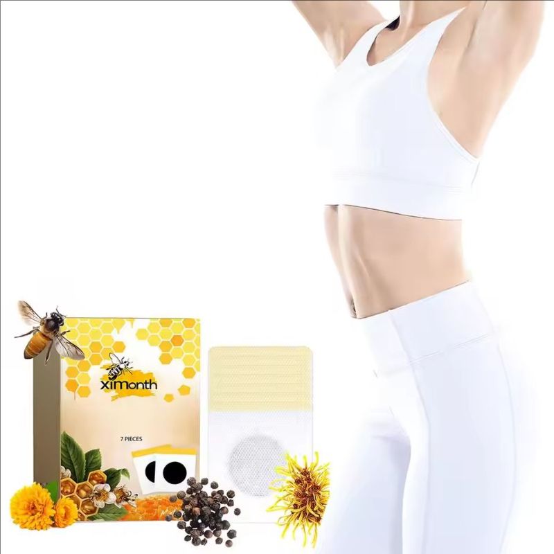 7Pieces Bee Slimming Patch Belly Slimming Patch Lose Weight Detox Abdominal Navel Sticker Fast Burning Fat Improve Stomach