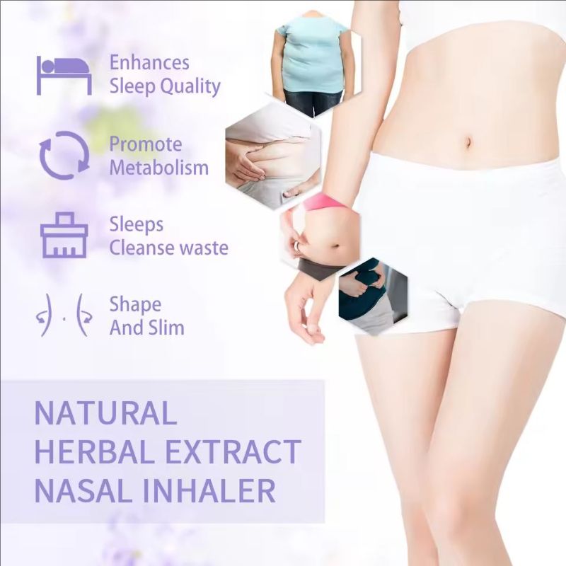 Shaping Nasal Inhaler Lose Weight Slimming Detox Relief Insomnia Flat Tummy Fat Burning Firming Breathing Refreshing Nose Care