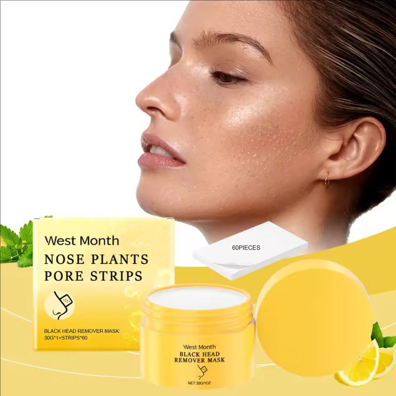 Deep Cleansing Pore Strips Peel Black Dots Whitehead Purifying Brighten Firming Oil Control Hydrate Blackhead Removal Nasal Mask