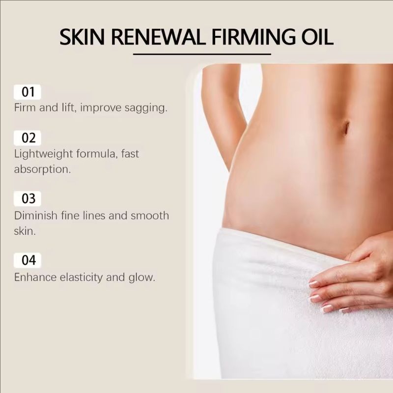 Firming Skin Tightening Oil Anti Cellulite Smooth Moisturizing Lifting Shaping Softening Abdominal Belly Thigh Body Massage Oil
