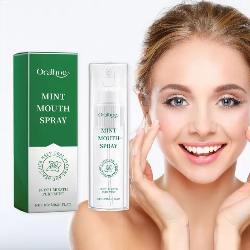 Refreshing Mint Breath Spray Long Lasting Freshens Breath Removing Halitosis Oral Problems Kissing Faint Scent Mouth Mist Spray