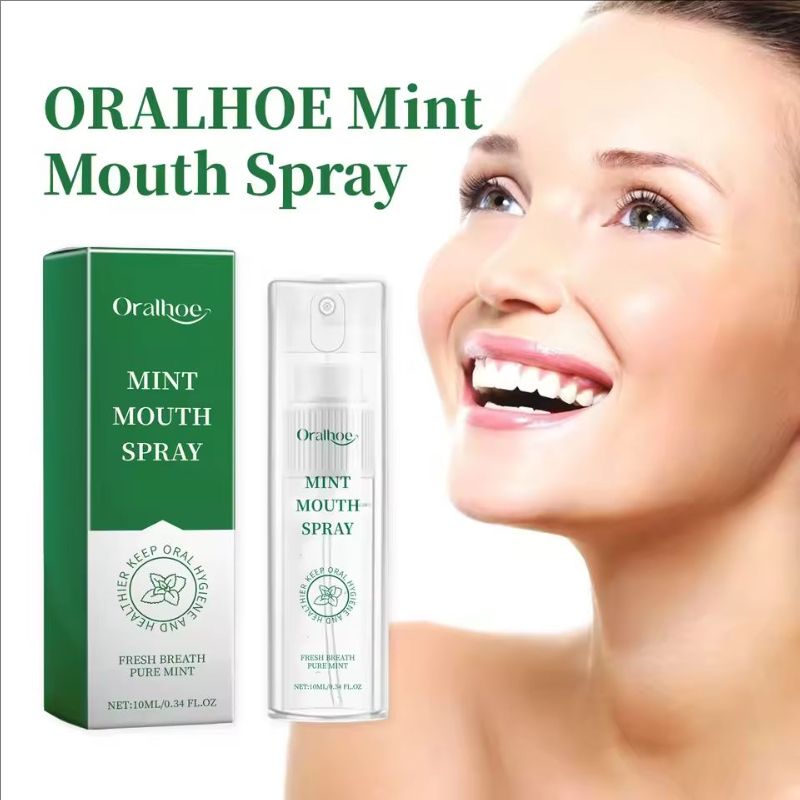 Refreshing Mint Breath Spray Long Lasting Freshens Breath Removing Halitosis Oral Problems Kissing Faint Scent Mouth Mist Spray