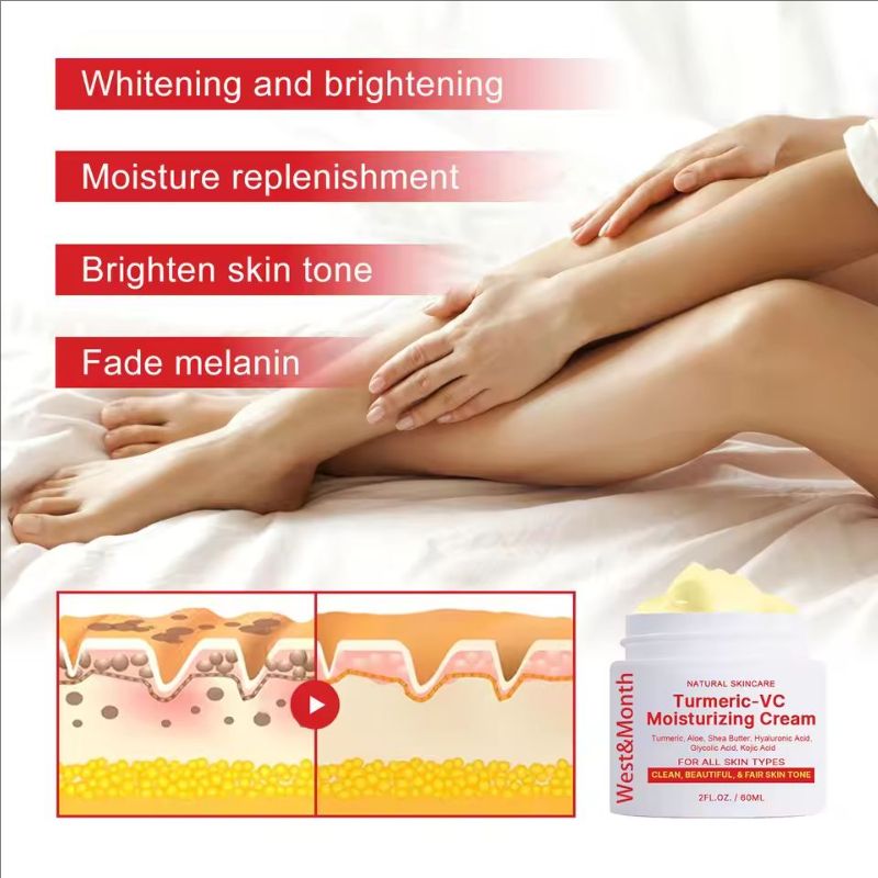 Body Whitening Cream Underarm Elbow Knee Legs Melanin Removal Darkness Lightening Fade Pigment Dark Spots Bleaching Care Cream