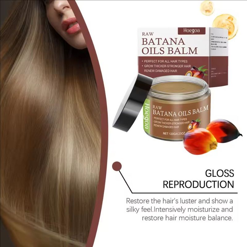 Batana Oil Hair Growth Eliminates Split Ends Prevent Hair Loss Break Thicker Smoothing Moisturize Repair Hair Massage Care