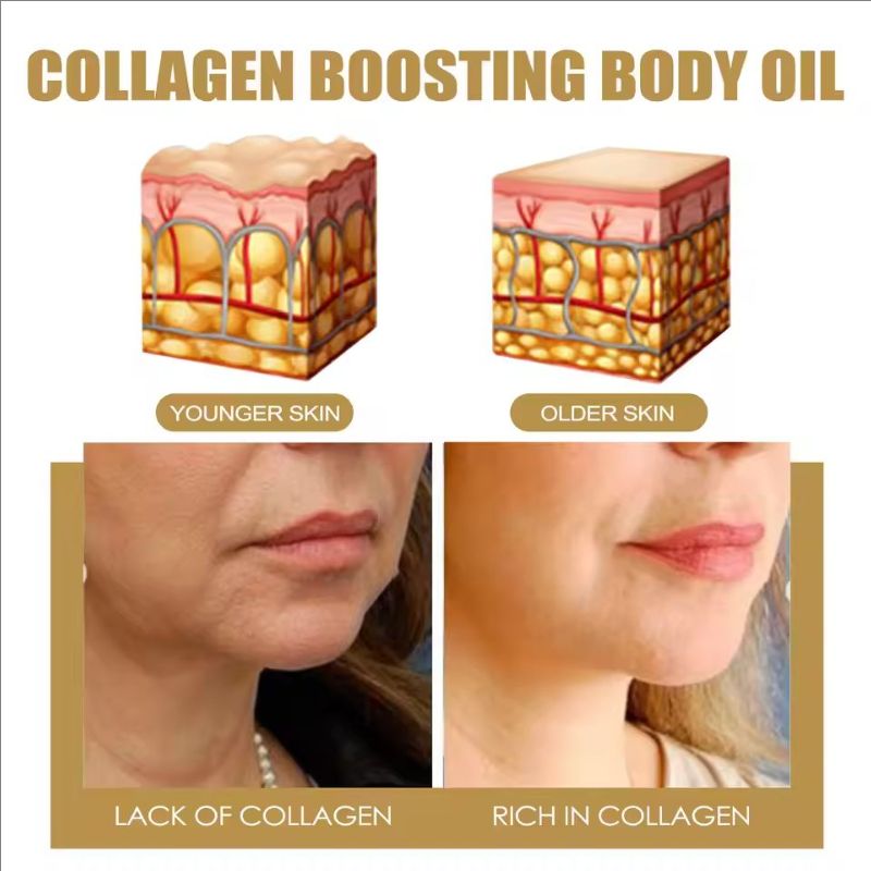 Collagen Slimming Oil Lifting Firming Belly Fat Burner Remove Cellulite Tighten Breast Buttock Weight Loss Shaping Essence Oil