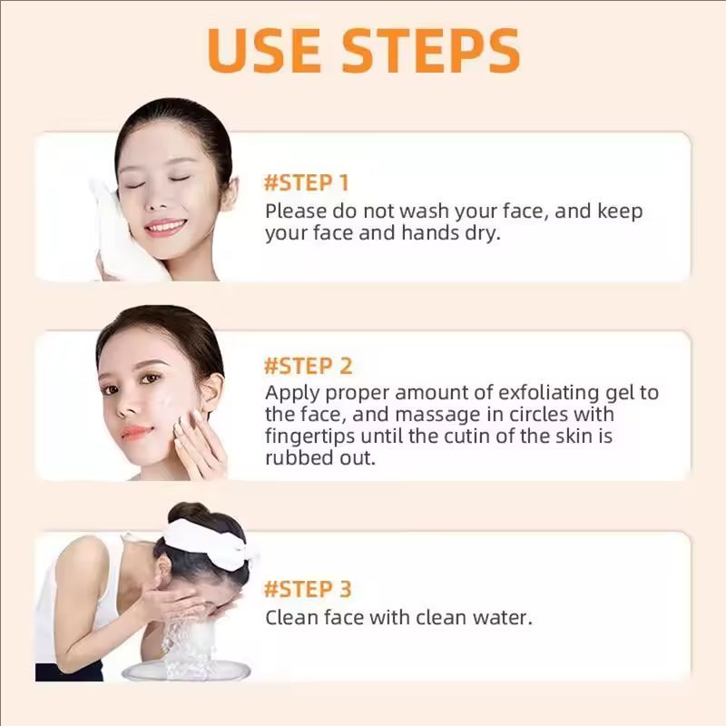 Orange Exfoliating Whitening Gel Orange Exfoliating Gel Scrub Face Whitening Whitening Lazy Cream For Face