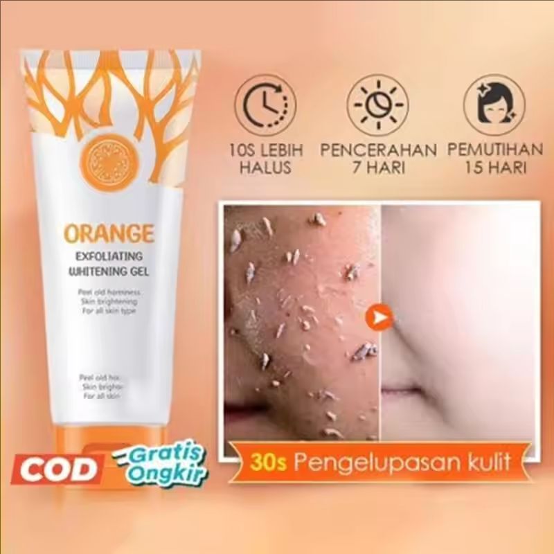 Orange Exfoliating Whitening Gel Orange Exfoliating Gel Scrub Face Whitening Whitening Lazy Cream For Face
