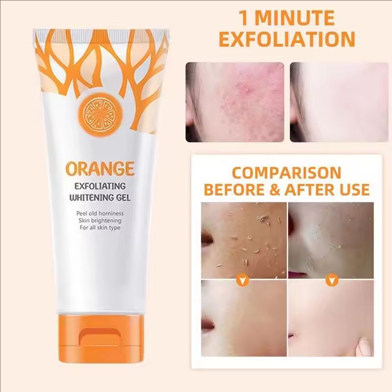 Orange Exfoliating Whitening Gel Orange Exfoliating Gel Scrub Face Whitening Whitening Lazy Cream For Face