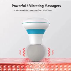 Handheld Muscle Massager Mini Massage Gun with 6 Adjustment Modes for Neck Shoulder and Back Massage to Relax the Body