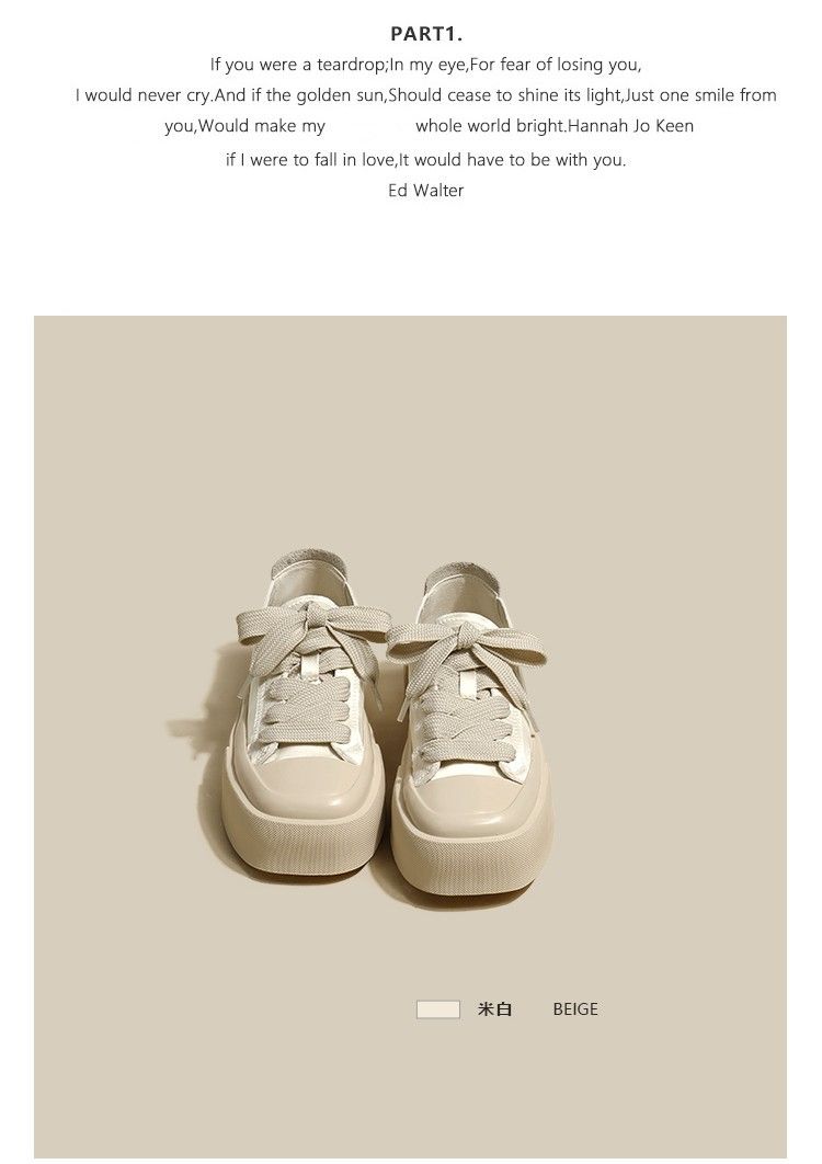 Women's Thick-Soled All-Match White Shoes Spring and Summer New Niche Low-Cut Square Toe Satin Casual Canvas Sneakers