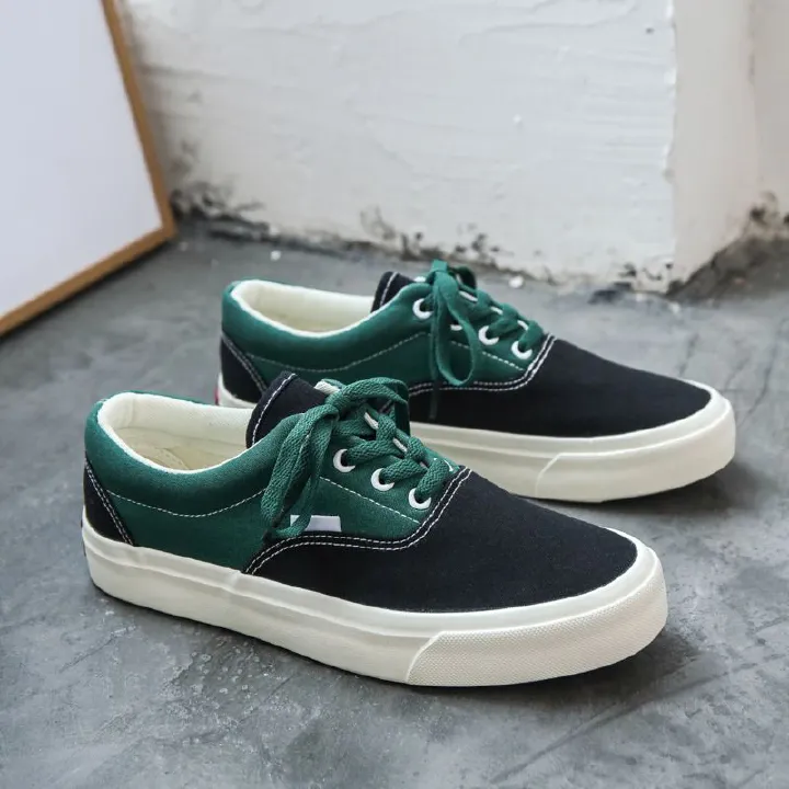 New Canvas Shoes Flower Chessboard Plaid Low-Top Couple Men's and Women's Shoes Retro Women's Board Shoes