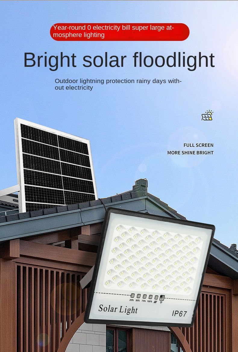 30W Solar Lights Outdoor Solar Flood Lights, Waterproof Dusk to Dawn Solar Powered Security Spot Lights for Porch Patio Yard Garage