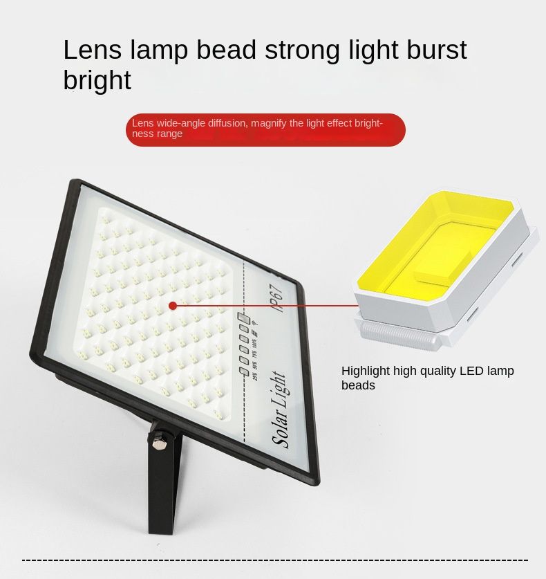 30W Solar Lights Outdoor Solar Flood Lights, Waterproof Dusk to Dawn Solar Powered Security Spot Lights for Porch Patio Yard Garage