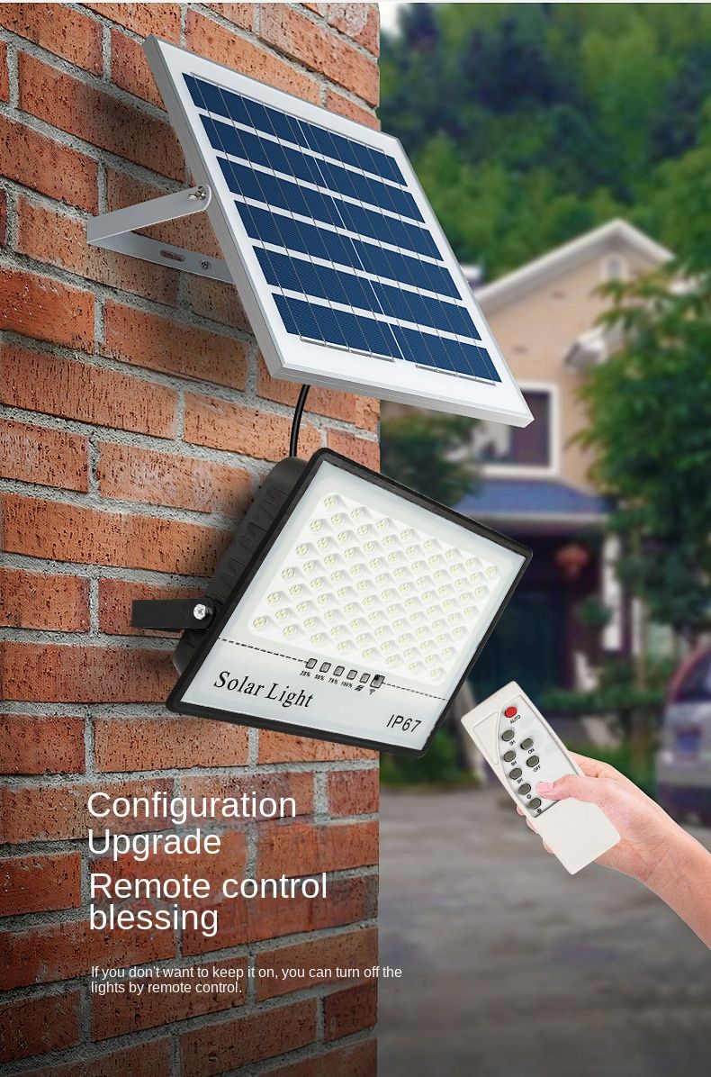 30W Solar Lights Outdoor Solar Flood Lights, Waterproof Dusk to Dawn Solar Powered Security Spot Lights for Porch Patio Yard Garage