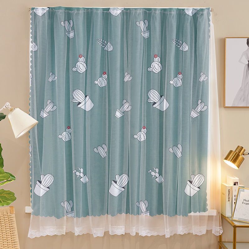 1pcs Punch-free Velcro Door Curtain For Door Window Curtains Protec tive  For Living Room Bedroom Window Curtains Protective