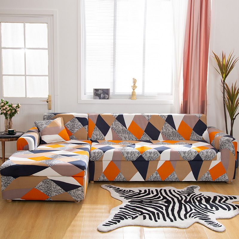 Sofa Slipcover Sofa Cover for 1/2/3/4 Seater Home Decor Stretch Fabric Pattern Elastic Chair Stretch  Elastic Sofa Covers