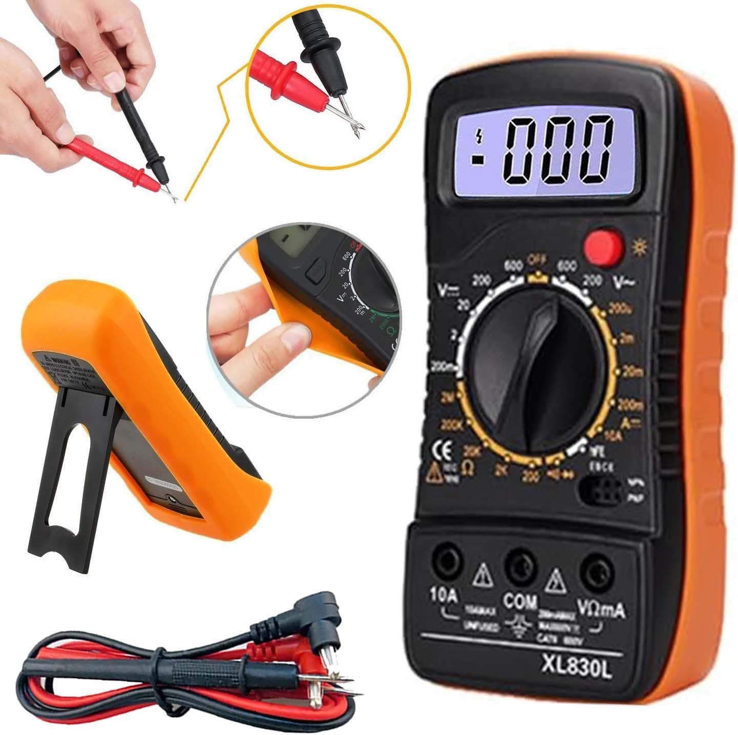 Electric Sodering Iron Kit set  60W Adjustable Temperature Soldering Iron Digital Multimeter Soldering Tips Solder Wire Stand, Desoldering Pump Tweezers Welding Tool Screwdriver wire stripper