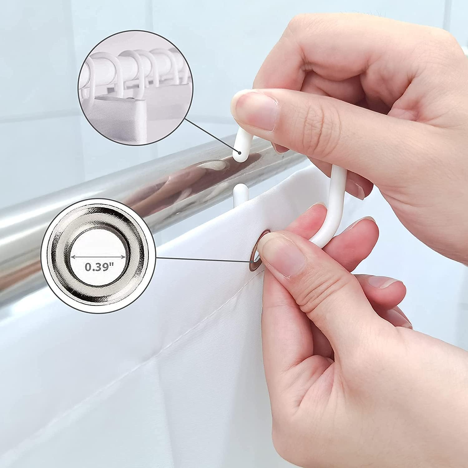 1PCS Dolphin Shower Curtain  Shower Curtains Blue Ocean Wildlife Theme Bathrooms Shower Curtains Waterproof