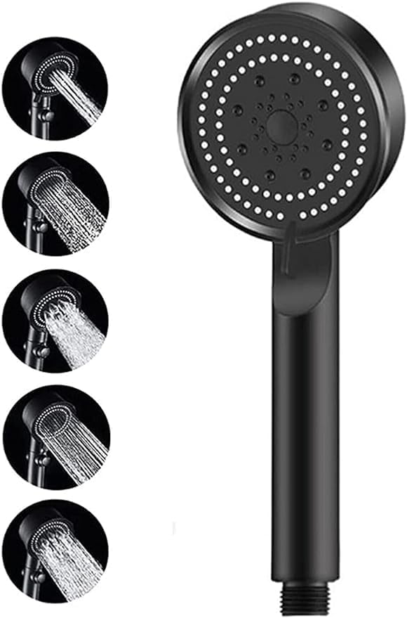 Multi-Functional High Pressure Shower Head with 6 Modes Handheld Shower Head with One-Click Switching Detachable Rain Shower Head Shower Head for Home Bathroom Baby Shower
