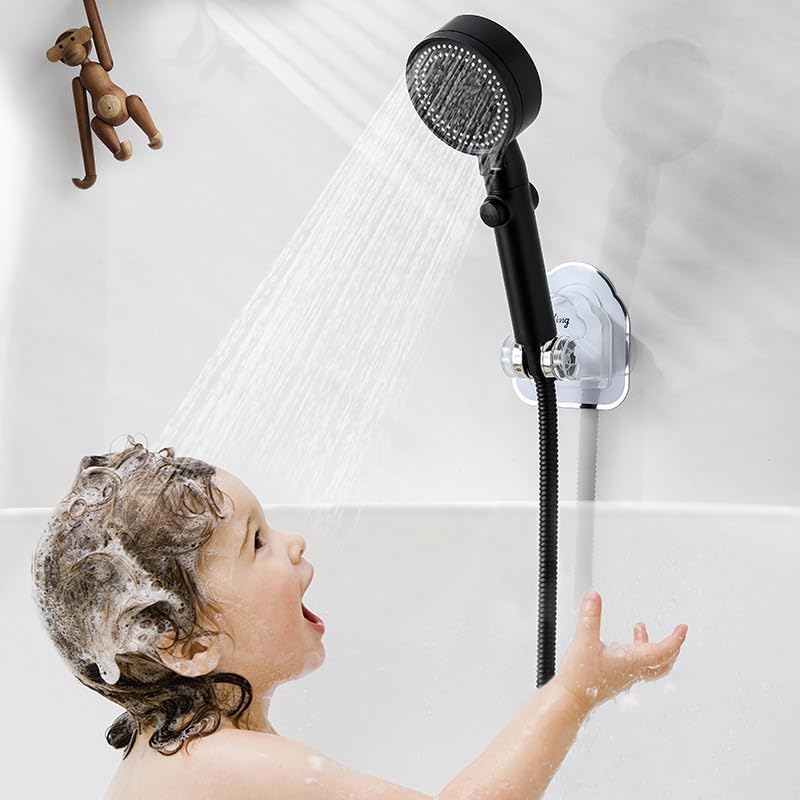 Multi-Functional High Pressure Shower Head with 6 Modes Handheld Shower Head with One-Click Switching Detachable Rain Shower Head Shower Head for Home Bathroom Baby Shower