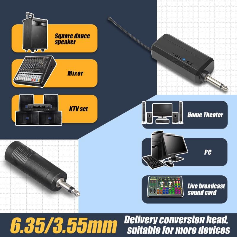 One To Two Wireless Microphone Universal, Suitable For Speaker Amplifiers, Home Karaoke, Entertainment, Stage Ktv，Rechargeable