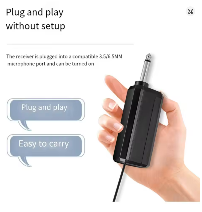 One To Two Wireless Microphone Universal, Suitable For Speaker Amplifiers, Home Karaoke, Entertainment, Stage Ktv，Rechargeable